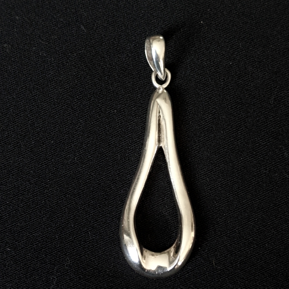 Sterling Silver Pear Drop Pendant